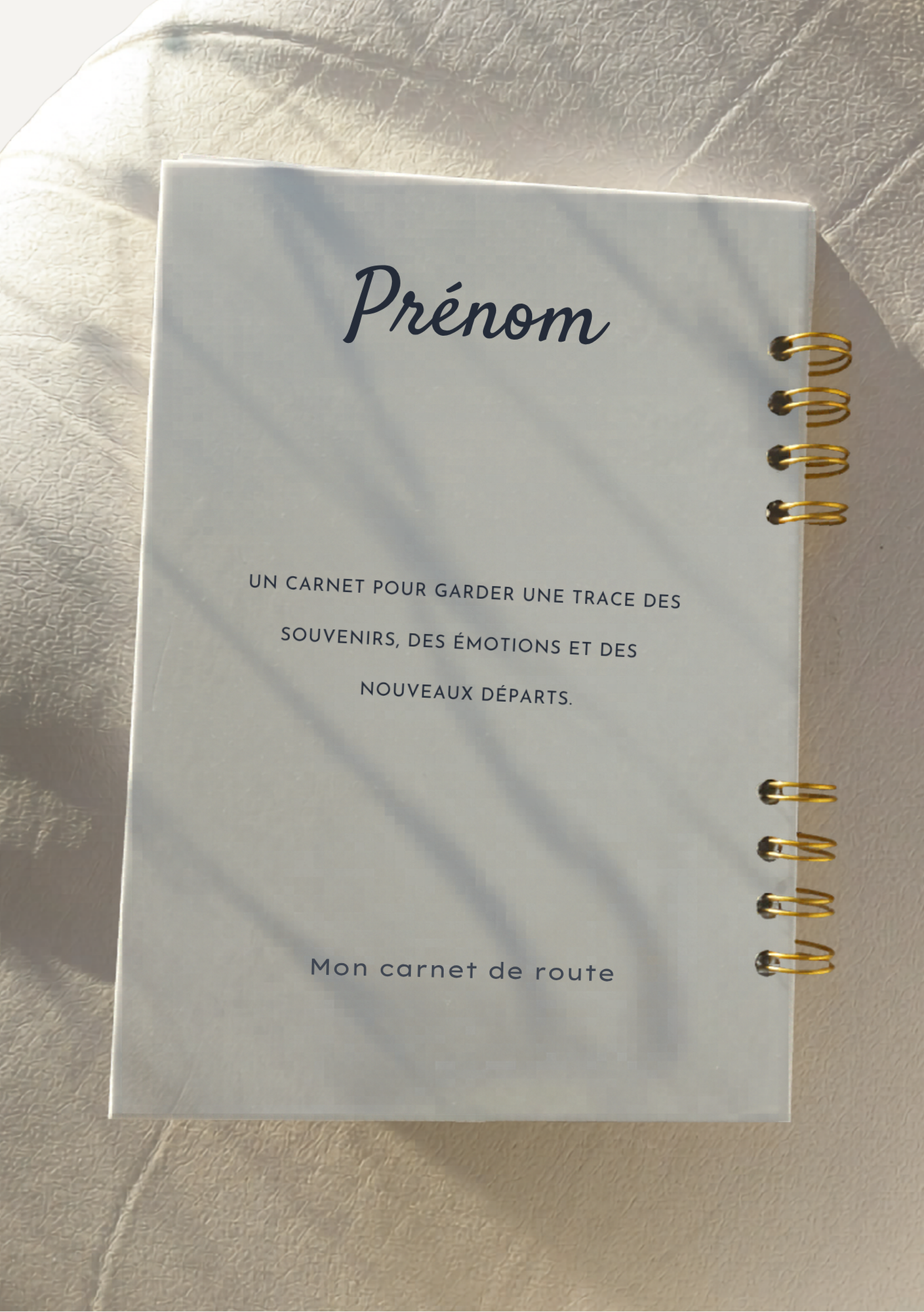 Carnet A5 à personnaliser - Nouveau départ