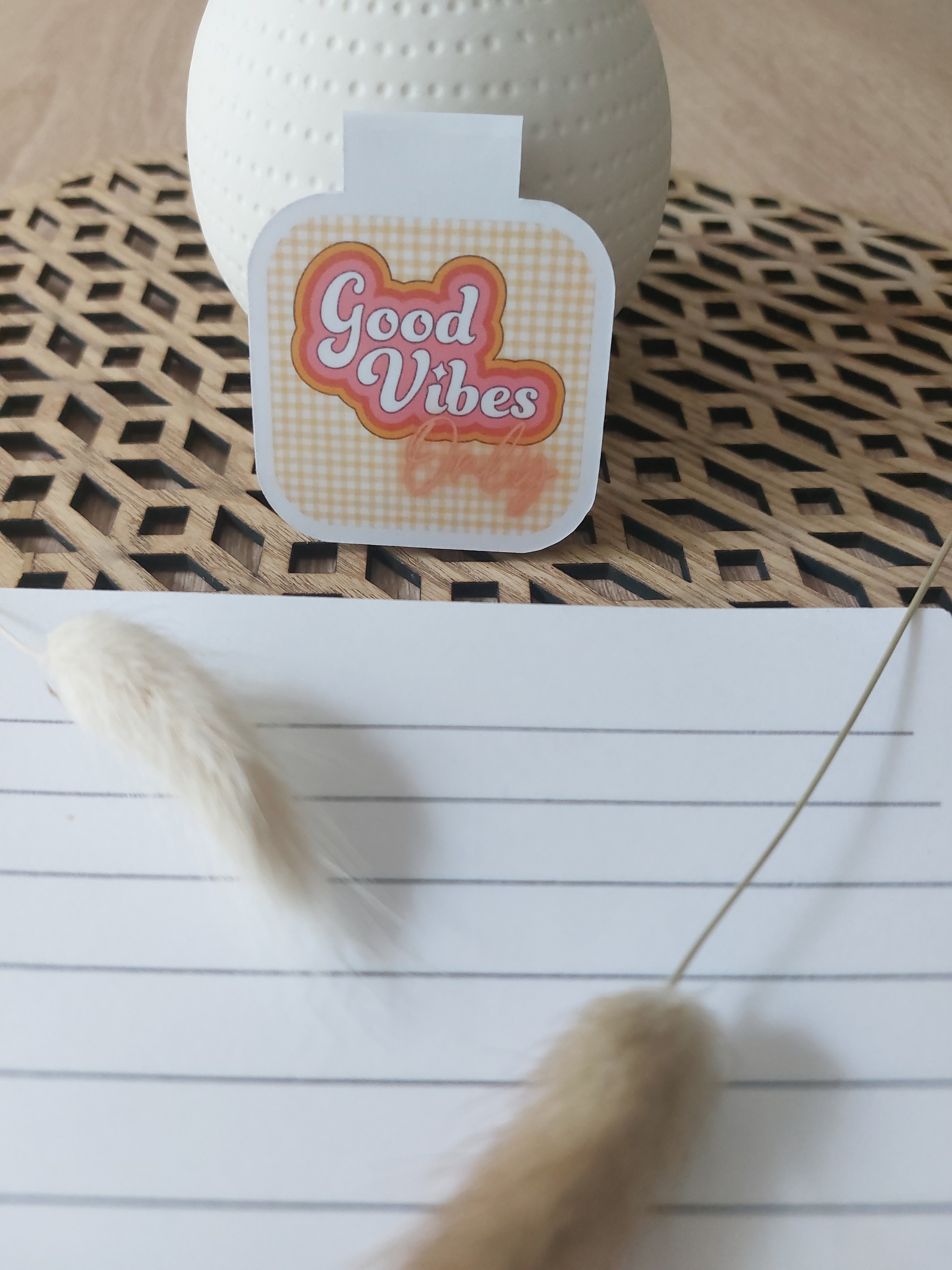 Marque-pages magnétique - Good vibes only