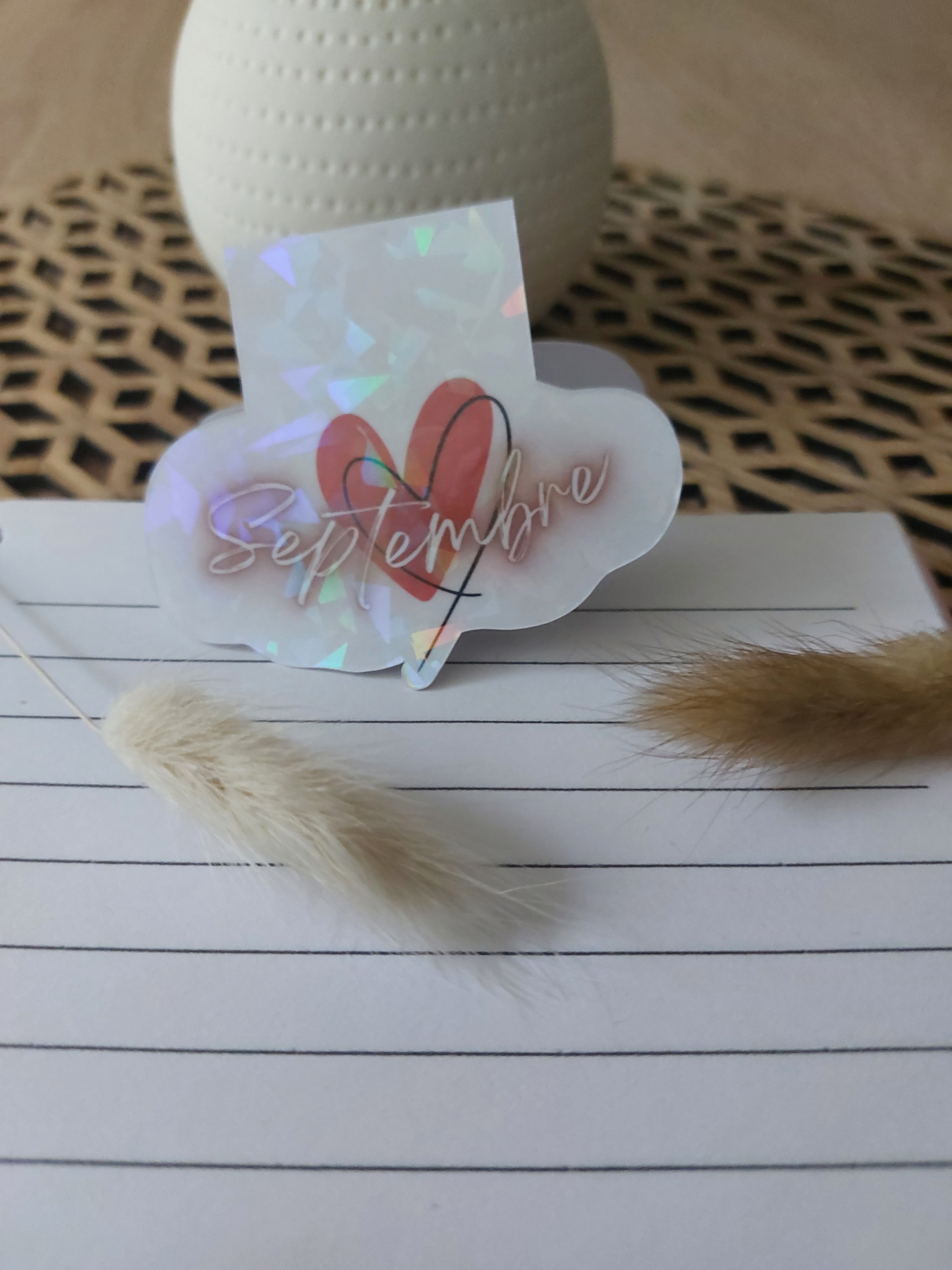 Marque-pages magnétique - Septembre