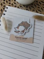 Marque-pages magnétique - Quand le chat n'est pas là