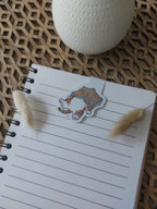 Marque-pages magnétique - Quand le chat n'est pas là