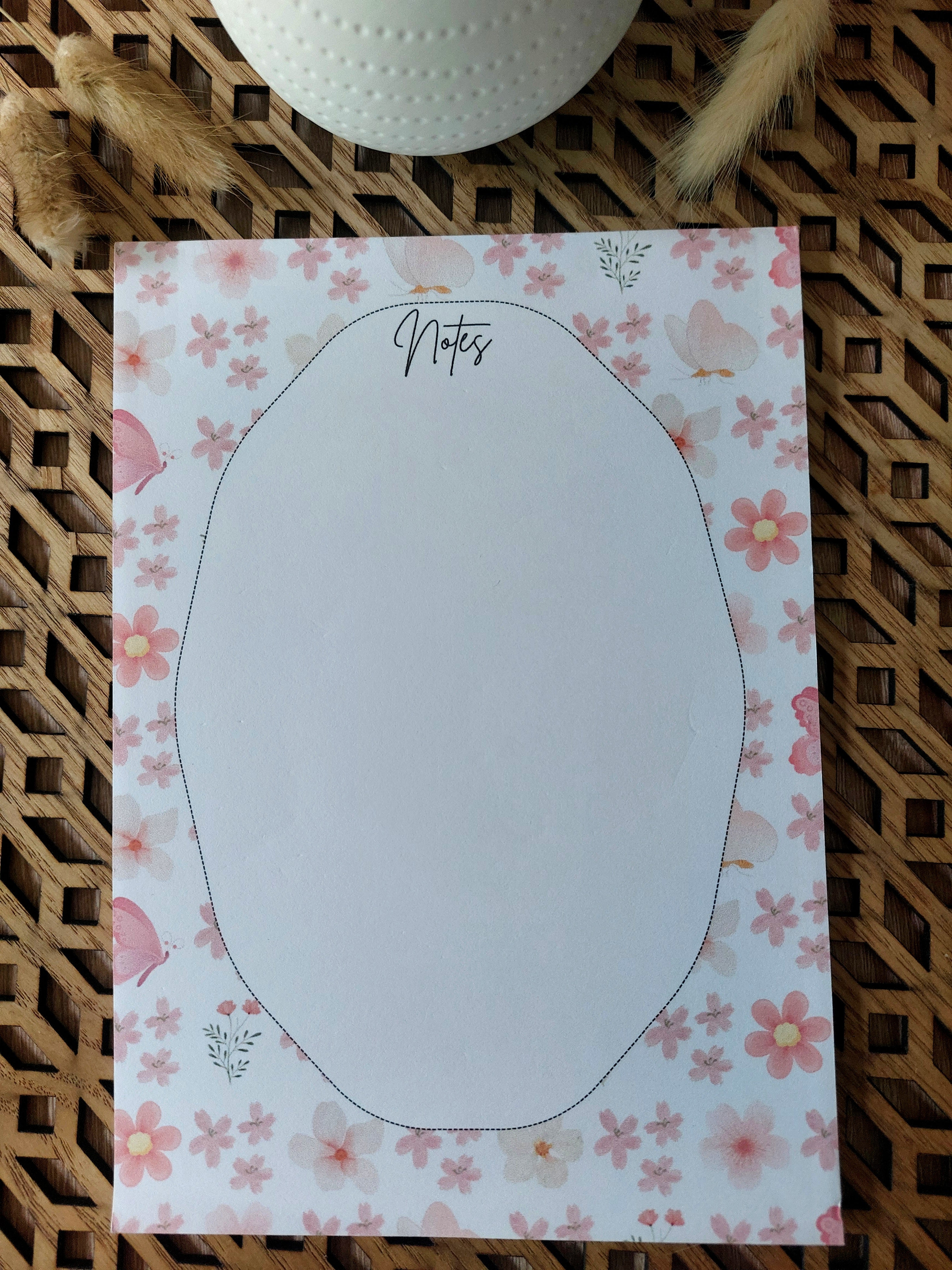 Bloc notes A5 - Foral Rose