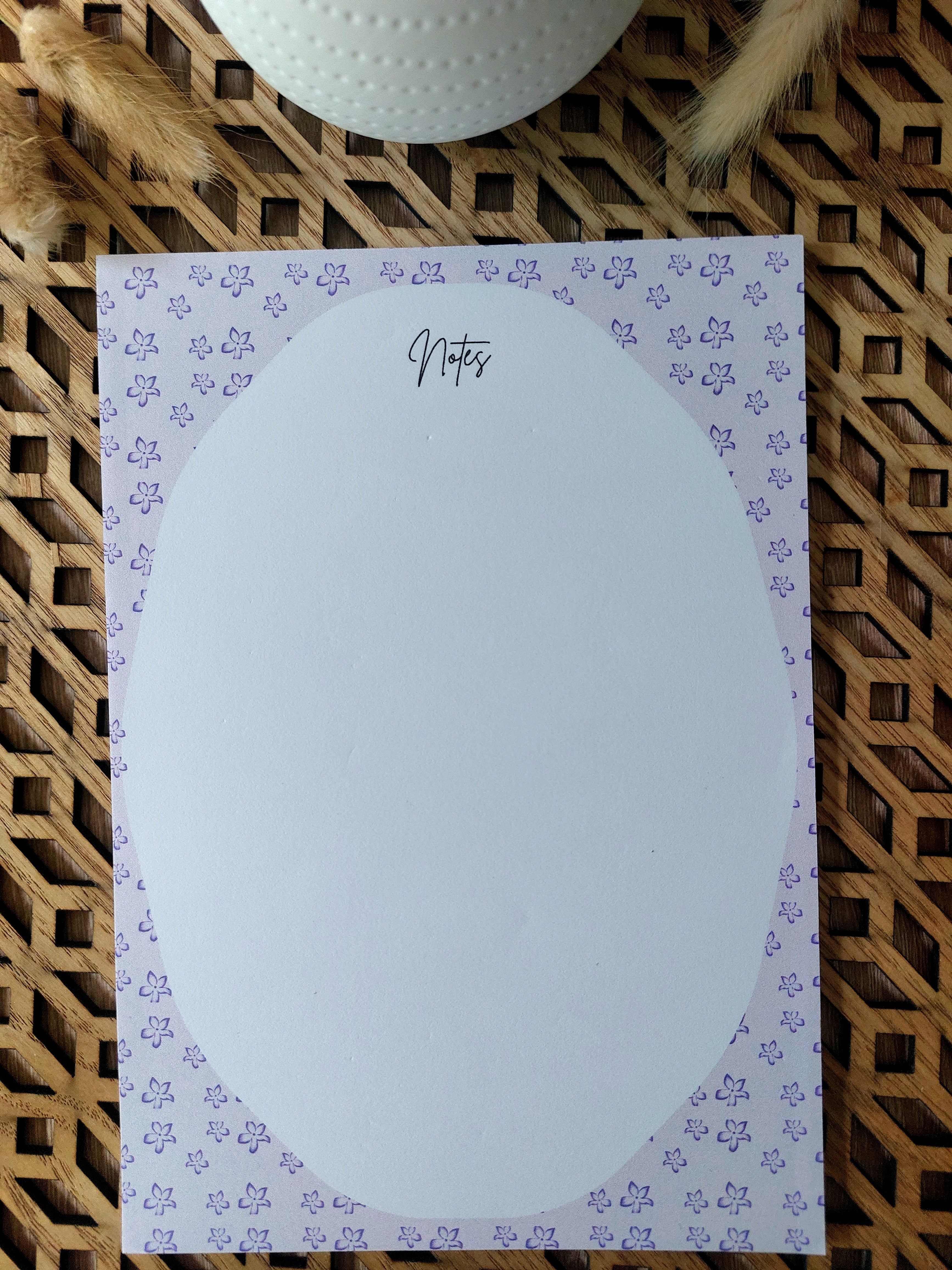 Bloc notes A5 - Souffle Lila