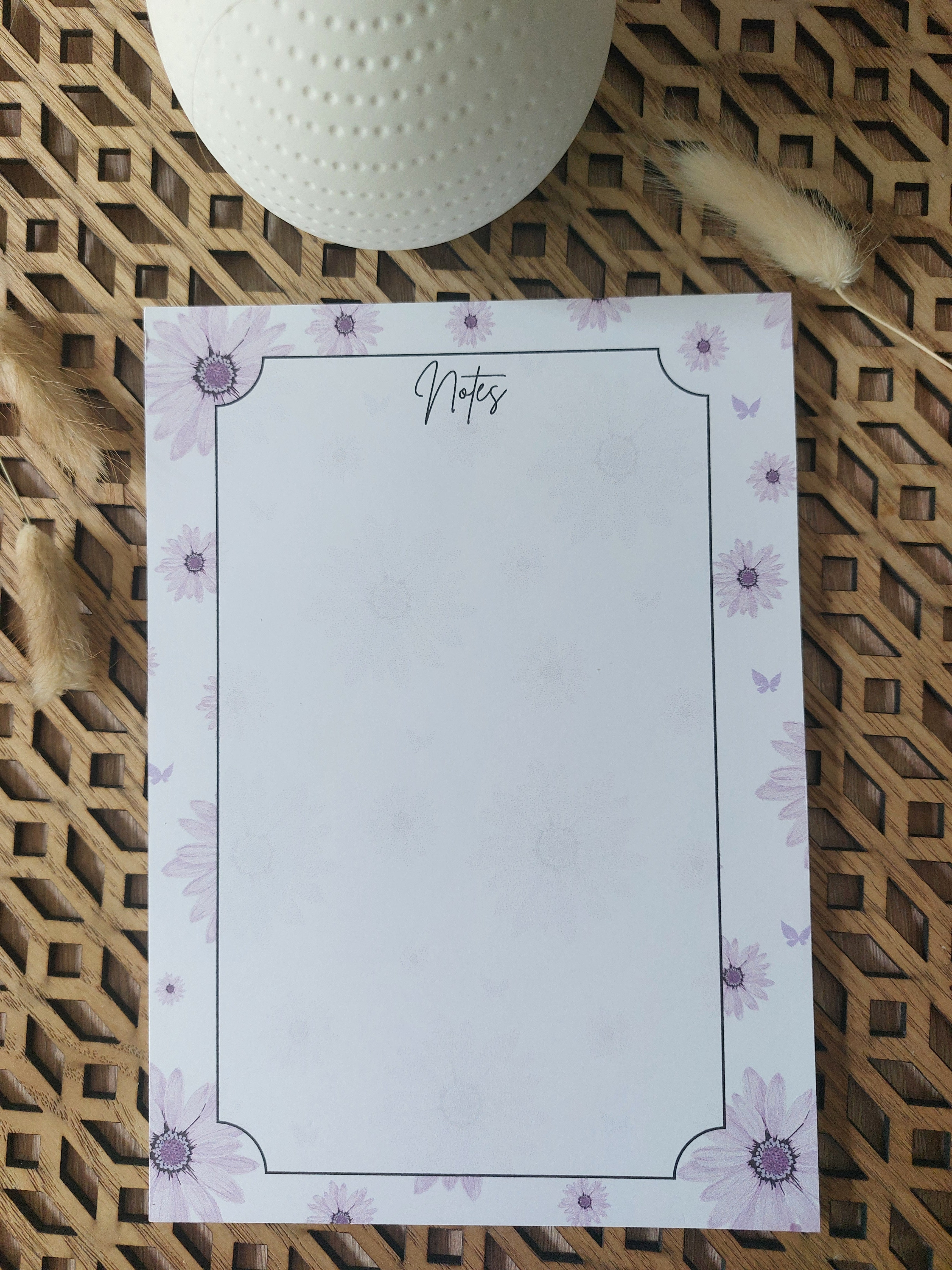 Bloc notes A5 - Violettes