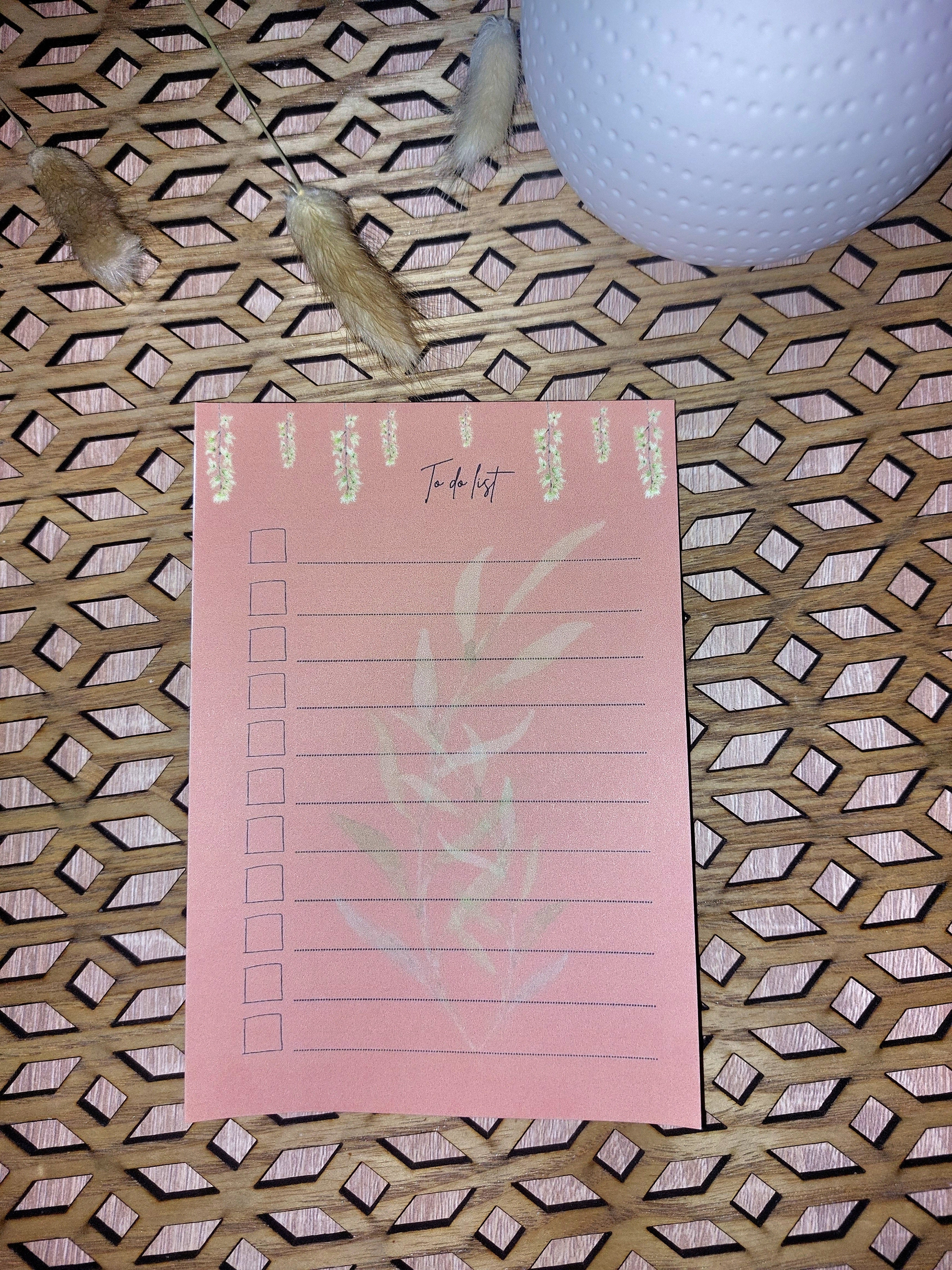 To-do list Champs dorés