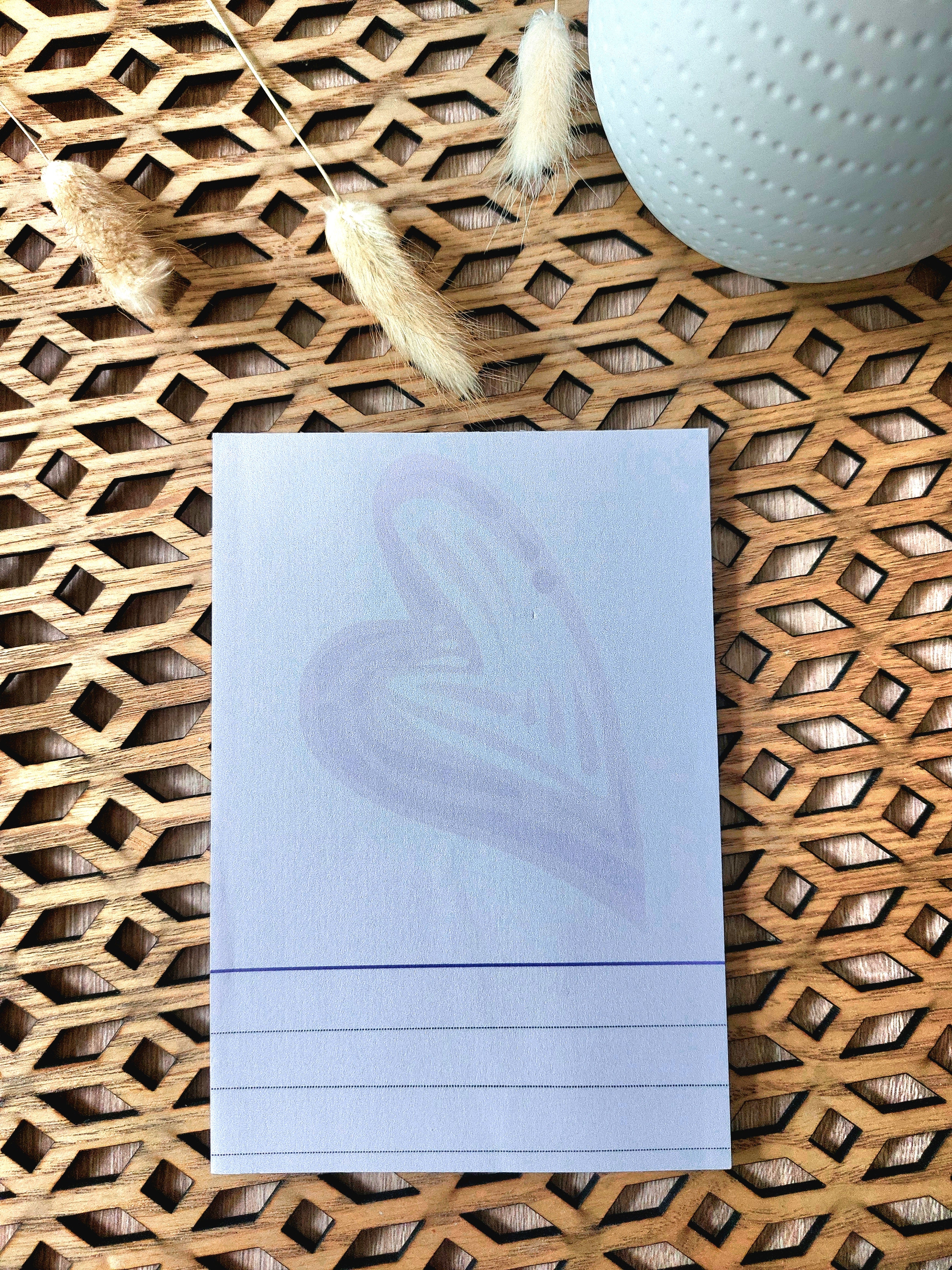 Bloc notes A6 - Amour Guimauve