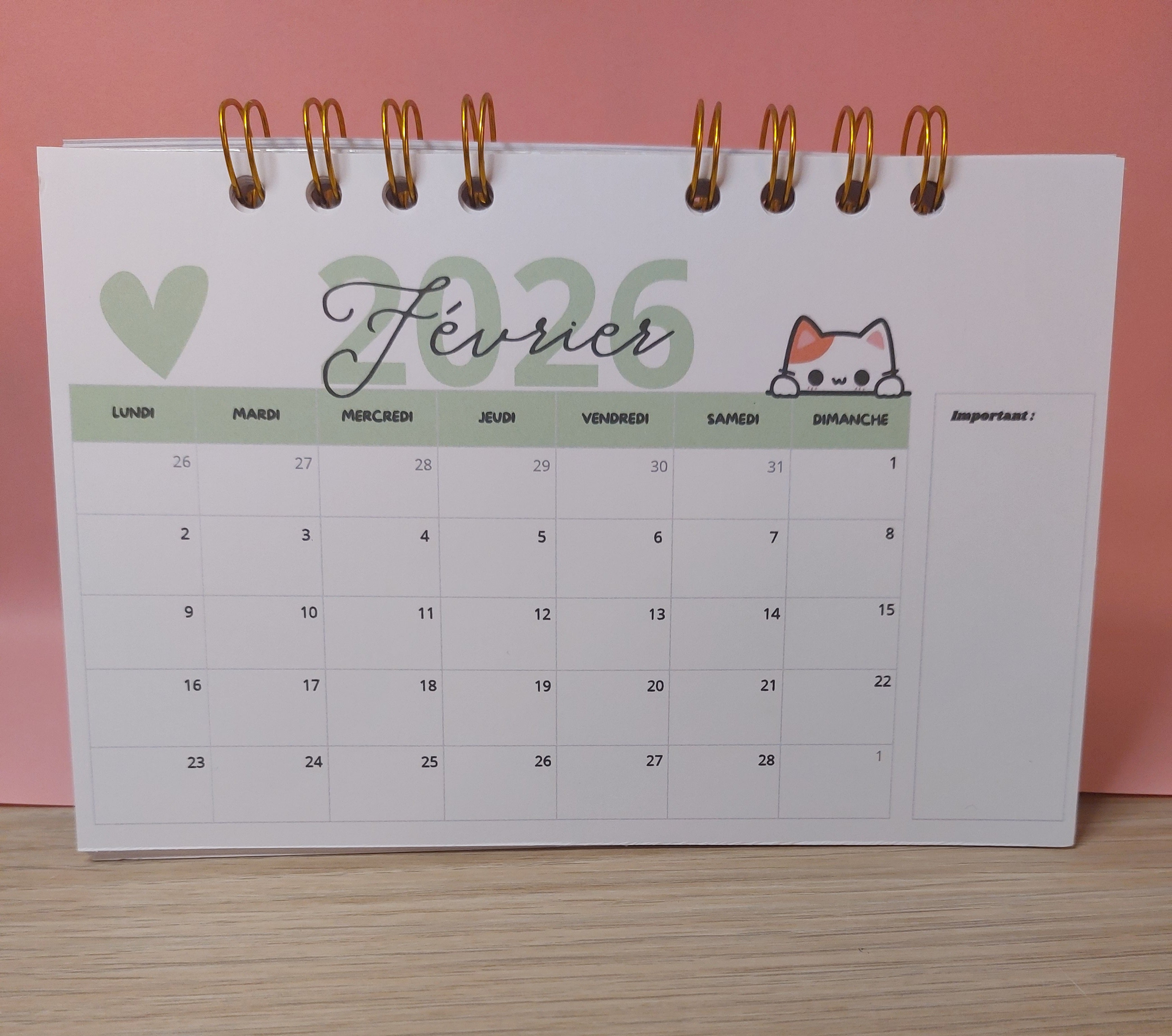 Calendrier - Cha'lendrier 2025/2026