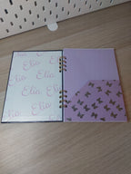 Carnet A5 à personnaliser - Prénom