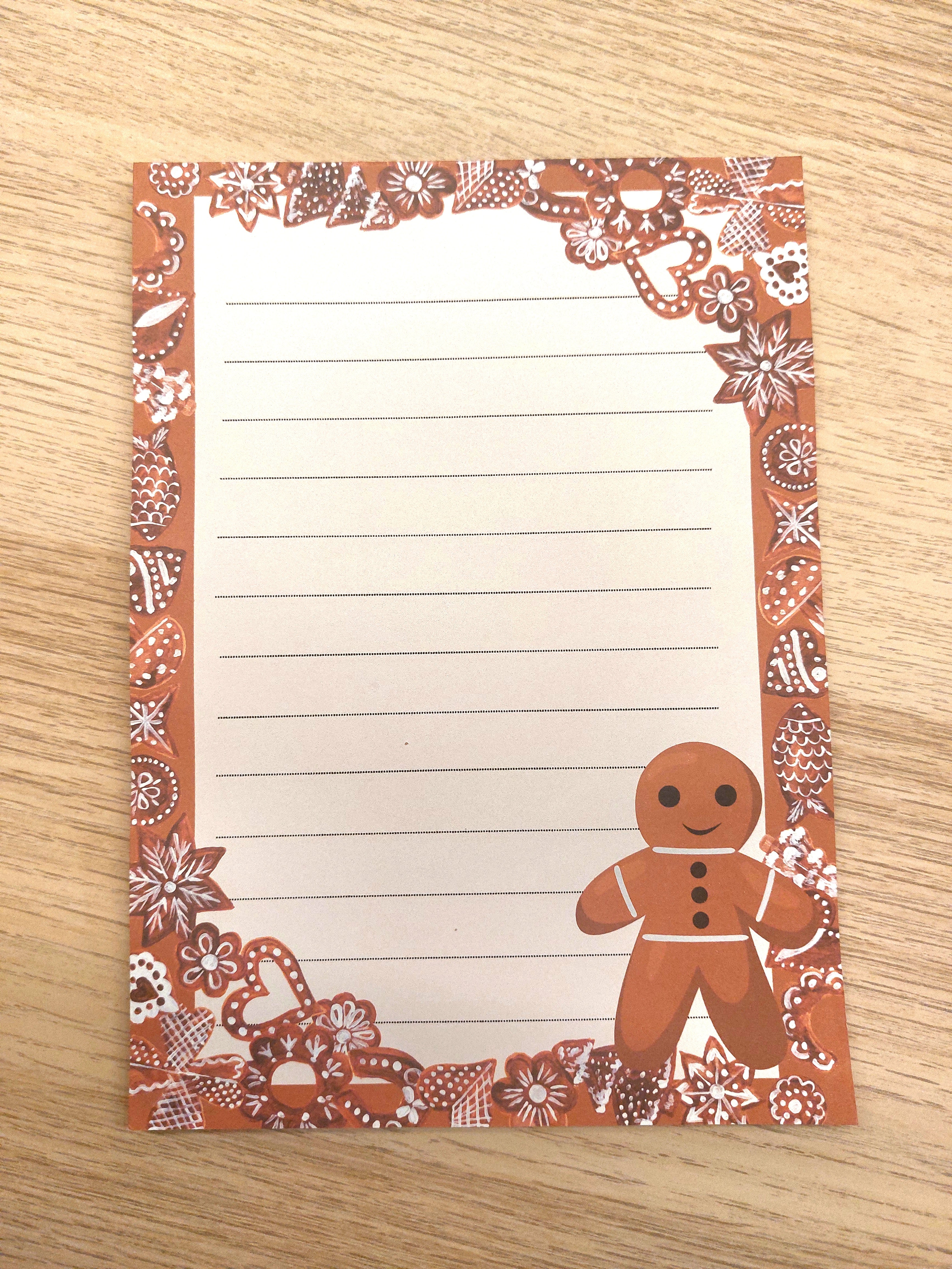 Bloc notes A5 - Pain d'épice