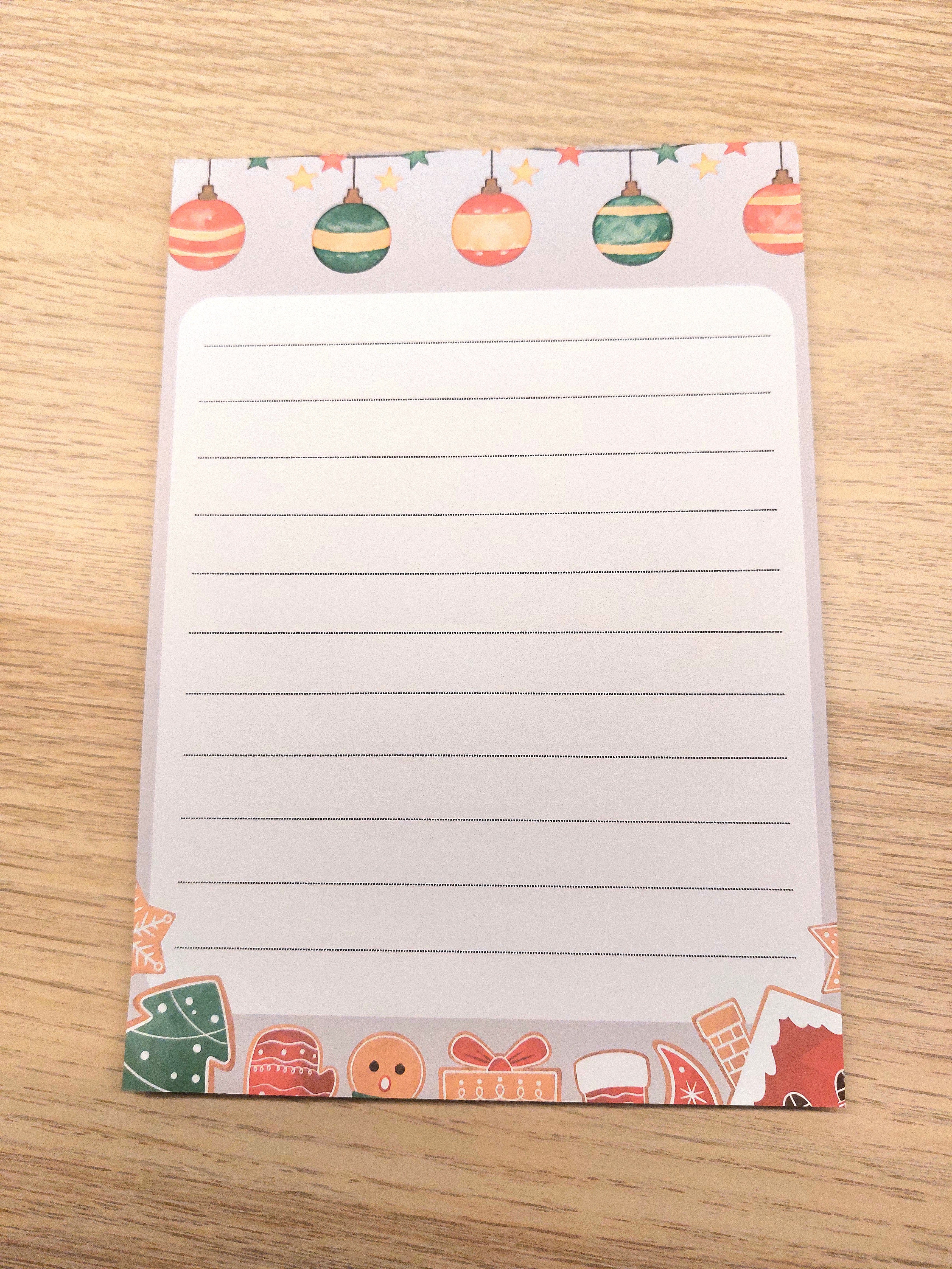 Bloc notes A5 - Guiralnde de Noël