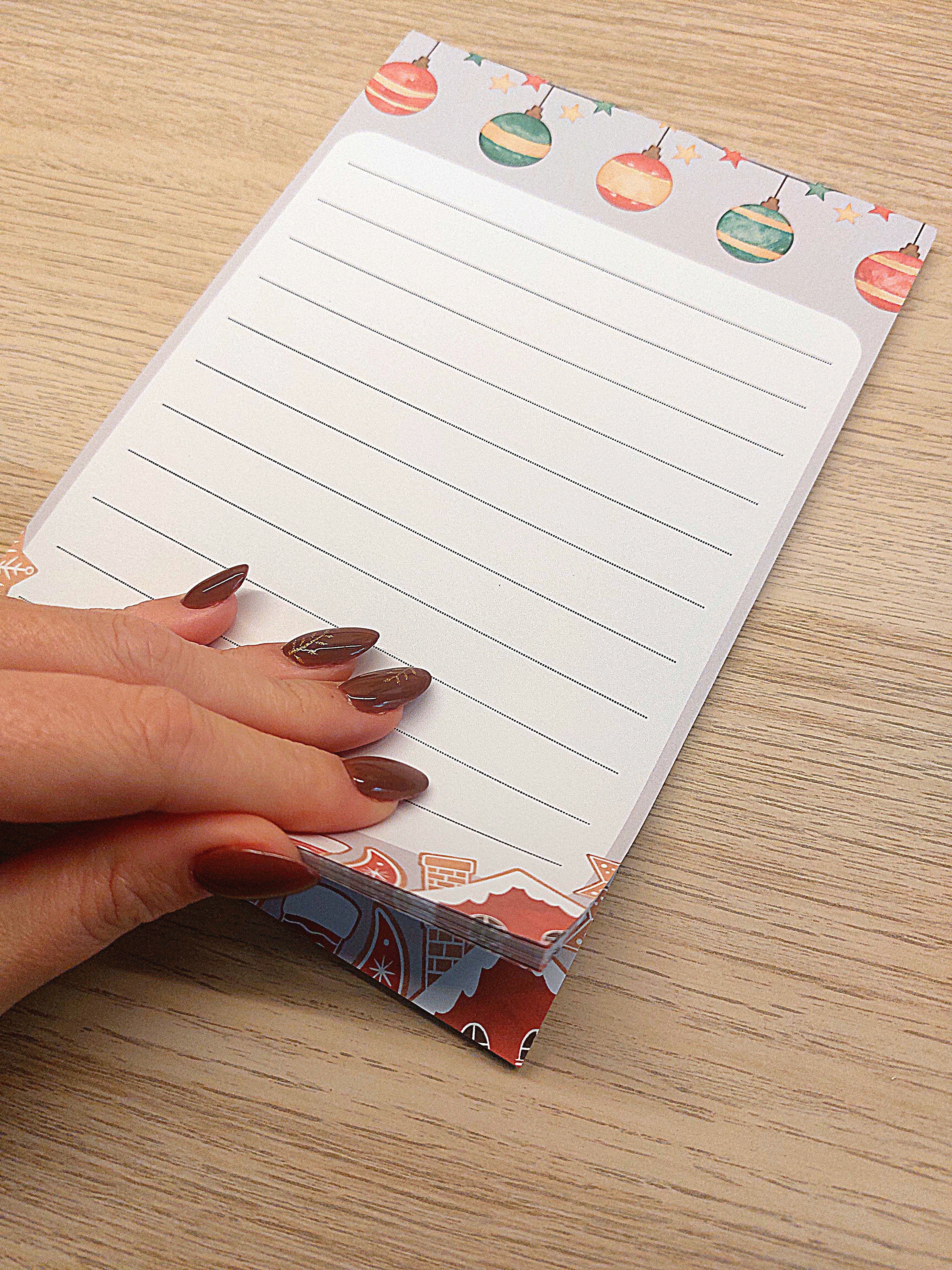 Bloc notes A5 - Guiralnde de Noël