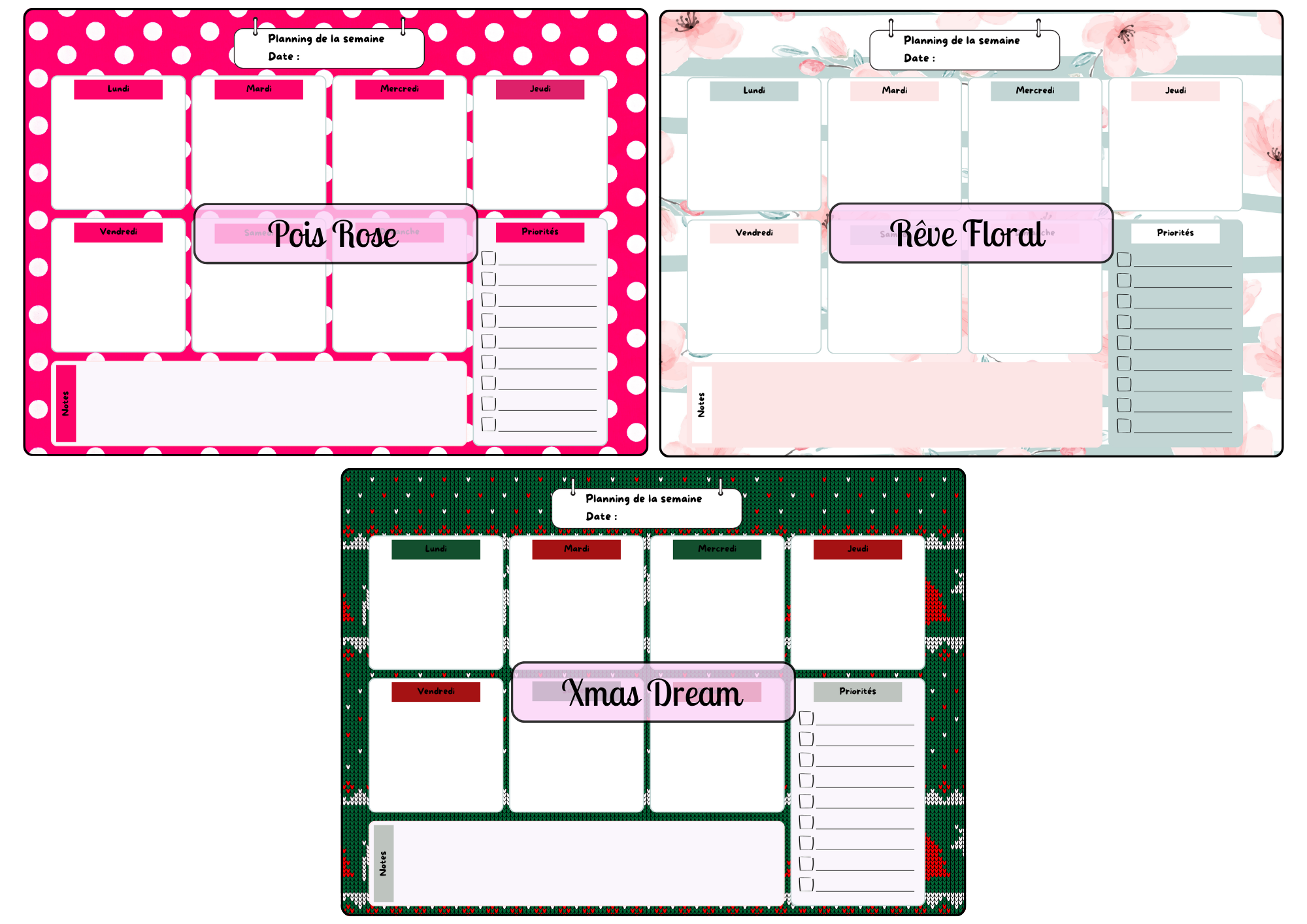 Planner Magnétique A5