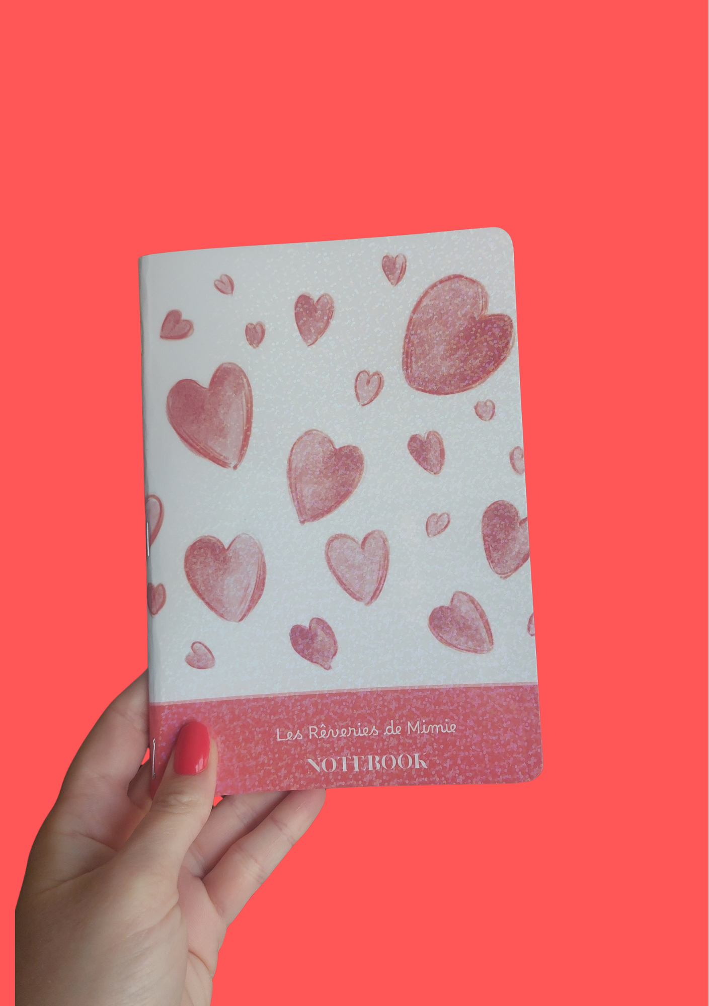 Cahier A5 - Amour Eternel Pailleté